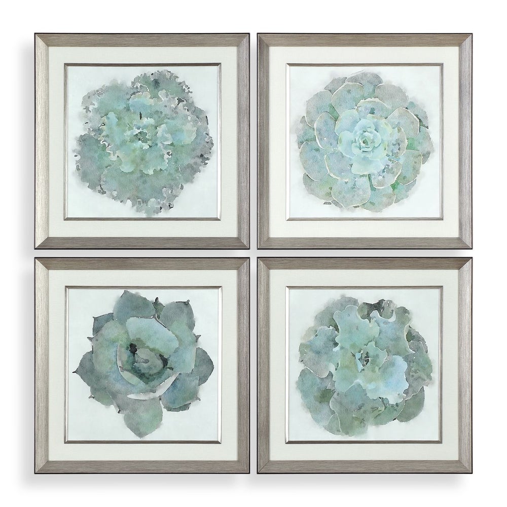 Natural Beauties Framed Prints, S/4