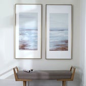 Coastline Framed Prints, S/2