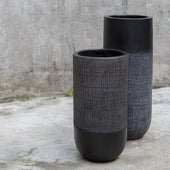 Woven Shadow Vases, S/2