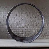 Orbits Ring Sculpture, Large, Black Nickel