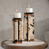 Illini Candleholders, S/2