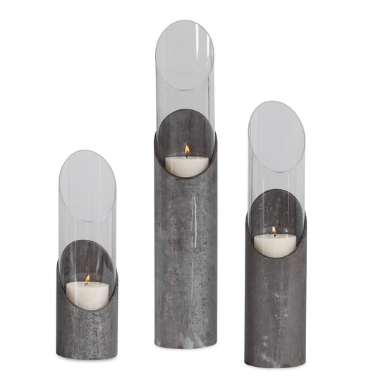 Karter Candleholders, S/3