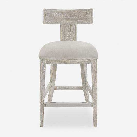 Idris Counter Stool, White