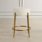 Arles Counter Stool, Brass