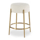 Arles Counter Stool, Brass