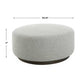 Avila Ottoman, Large, Gray