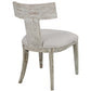 Idris Armless Chair, White, 2 Per Box, Priced Each