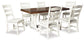 Valebeck Dining Table and 6 Chairs