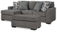 Gardiner Sofa Chaise with Ottoman